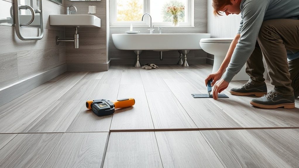 Bathroom Flooring Installation in Harlesden