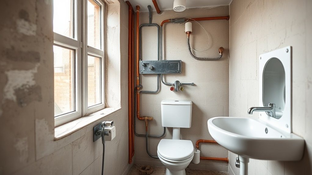 Bathroom Plumbing and Electrics in Harlesden